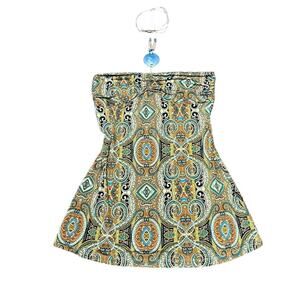 Y2K Boho Paisley Halter Top